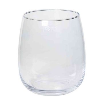 Windlicht Glas AUBREY, transparent, 22cm, Ø18,5cm