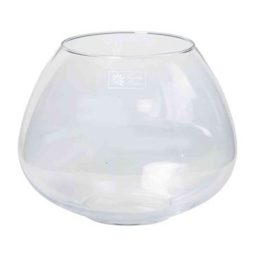 Kerzenglas JOY, transparent, 20,5cm, Ø26cm