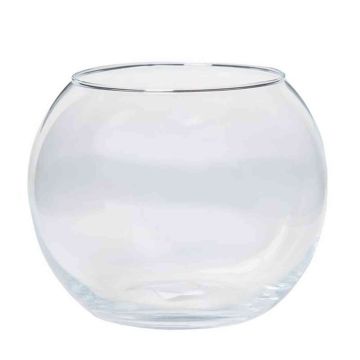 Kerzen Kugelvase TOBI OCEAN aus Glas, klar, 15cm, Ø16cm