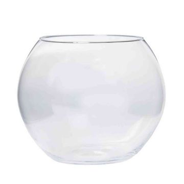Kerzen Kugelvase TOBI OCEAN aus Glas, klar, 24cm, Ø26cm