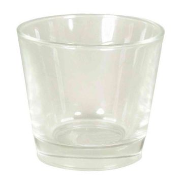 Teelichtglas ALEX OCEAN, klar, 8cm, Ø9cm