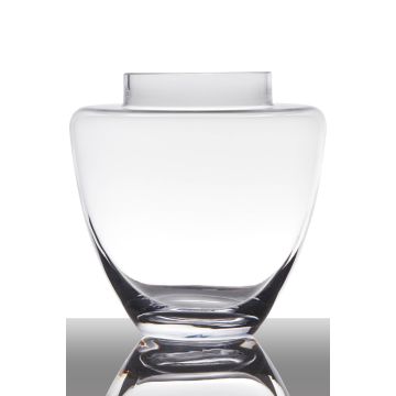 Blumenvase Glas LACEY, klar, 19cm, Ø19cm