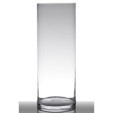 Glas Bodenvase Zylinder SANSA EARTH, klar, 50cm, Ø19cm