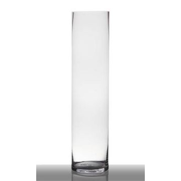 Glas Bodenvase Zylinder SANSA EARTH, klar, 80cm, Ø19cm