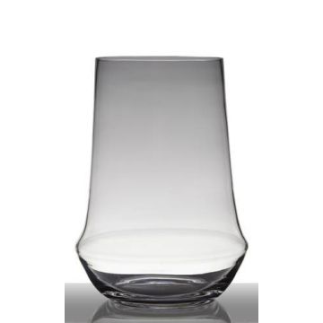 Glas Blumenvase SHANE, klar, 35cm, Ø25,5cm