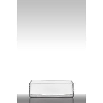 Glas Schale MIRJA, transparent, 30x20x10cm