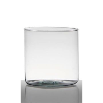 Kerzenhalter Glas ALONDRA, klar, 15cm, Ø15cm