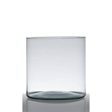 Kerzenhalter Glas ALONDRA, klar, 19cm, Ø19cm
