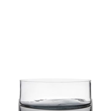 Glas Schale ALEXIA, transparent, 11cm, Ø39cm