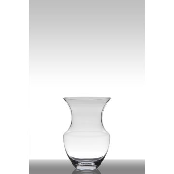 Deko Vase FINJA aus Glas, klar, 26,5cm, Ø18cm