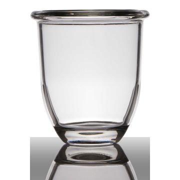 Orchideentopf Glas FYNN, klar, 17cm, Ø15,5cm