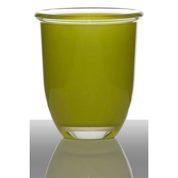 Orchideentopf Glas FYNN, hellgrün, 12cm, Ø11cm