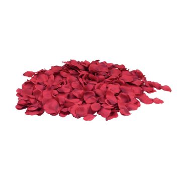 Künstliche Rosenblätter MEGGIE, 500 Stück, rot, 4x4cm