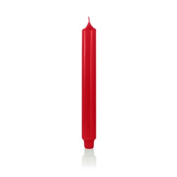 Punchkerze ARIETTA, rot, 24,9cm, Ø2,8cm, 16h - Made in Germany