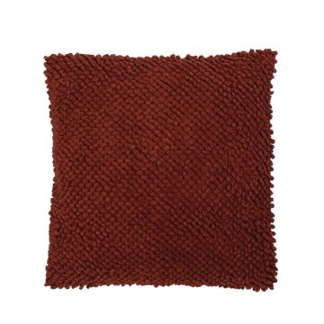 Weiches Kissen BOLLY, mit Kügelchen, rot, 45x45cm