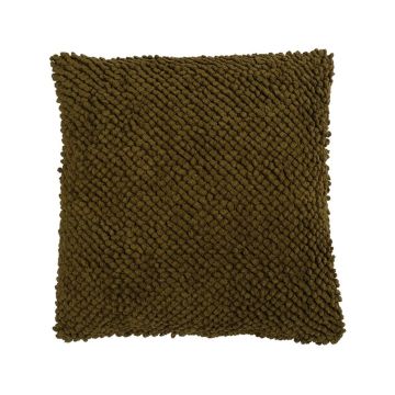 Weiches Kissen BOLLY, mit Kügelchen, lachsrosa, 45x45cm