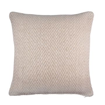 Deko-Kissen KENZA, Zigzag Muster, beige, 45x45cm