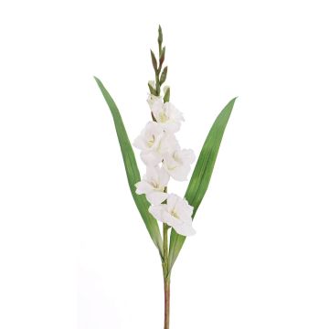 Deko Gladiole ELEA, weiß, 85cm, Ø3-10cm