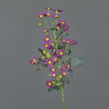 Kunst Mutterkraut FEMKE, violett, 60cm, Ø1,5-2cm