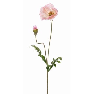 Künstliche Mohnblume LIENTJE, rosa, 65cm, Ø12cm