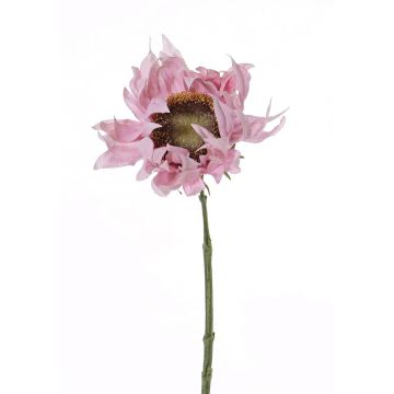 Künstliche Sonnenblume JANIKA, rosa, 60cm, Ø12cm