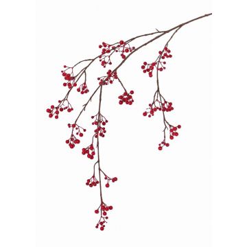 Deko Schneebeeren Zweig GESA mit Beeren, rot, 120cm