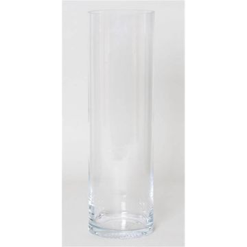 Glas Bodenvase Zylinder SANSA OCEAN, transparent, 50cm, Ø15cm