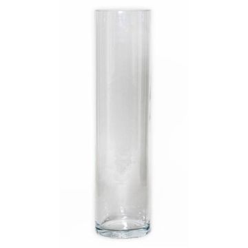 Glas Bodenvase Zylinder SANSA OCEAN, klar, 60cm, Ø15cm