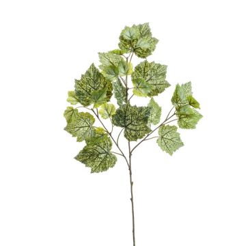 Plastik Weinreben Zweig MARCELIN, grün-weiß, 65cm