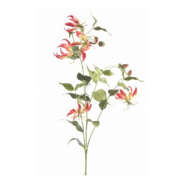 Künstliche Blume groß Ruhmeskrone CELESTE, pink-gelb, 120cm