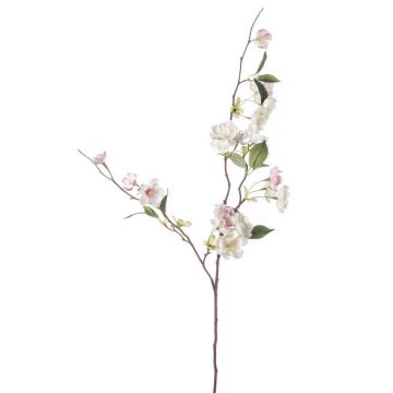 Deko Zierpfirsich Zweig CAMILLES, rosa-weiß, 80cm