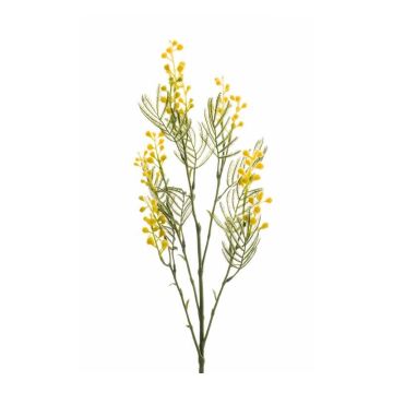 Textilzweig Mimose MARFIL, gelb, 65cm