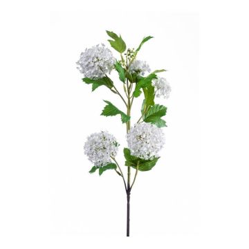 Deko Schneeball Zweig JUVIA, weiß, 75cm
