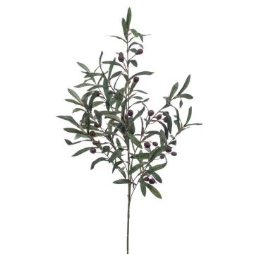Künstlicher Olivenzweig CARSON mit Früchten, 100cm
