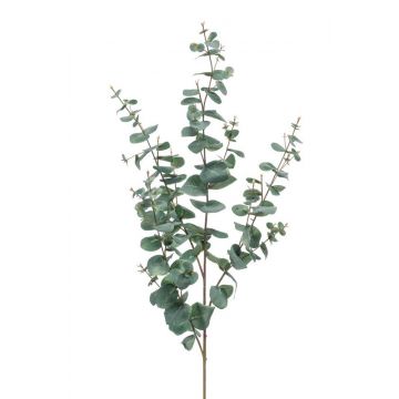 Kunststoff Eukalyptus Zweig CALLIOPE, grün-grau, 115cm