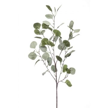 Kunst Eukalyptus Zweig COLTON, grün-grau, 85cm