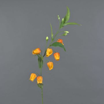 Plastik Blume Laternenlilie MASARU, orange, 95cm, Ø3cm