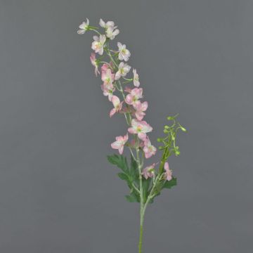 Blume künstlich Rittersporn WALIA, rosa-weiß, 75cm, Ø6-8cm