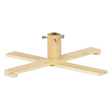 Weihnachtsbaumständer aus Holz JORDI für Kunsttannen, hellbraun, 17cm, Ø69cm