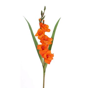 Plastik Gladiole ELEA, orange, 85cm, Ø3-10cm