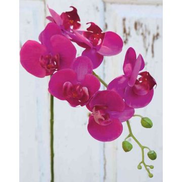 Dekozweig Phalaenopsis Orchidee OPHELIA, pink, 80cm, Ø8-9cm