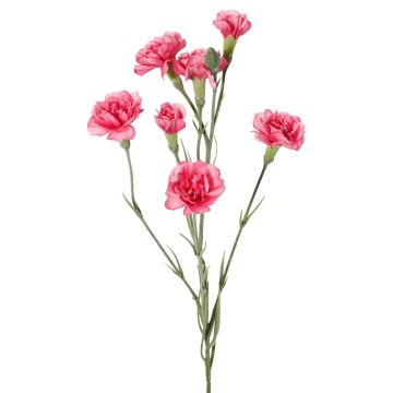 Dekozweig Nelke PIARA, pink, 60cm, Ø3-5cm