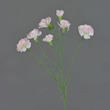 Dekozweig Nelke PIARA, zartrosa, 60cm, Ø3-5cm
