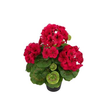 Künstliche Geranie ELISABETTA im Dekotopf, pink, 35cm