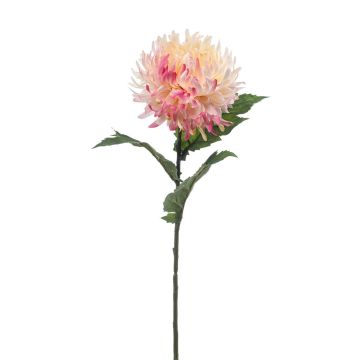 Chrysantheme künstlich SAXLER, rosa-pink-weiß, 60cm, Ø12cm