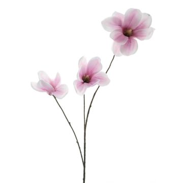 Künstlicher Zweig Magnolie FLAVA, rosa-weiß, 85cm