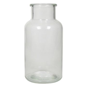 Glasflasche LORRIE, klar, 16cm, Ø8,5cm