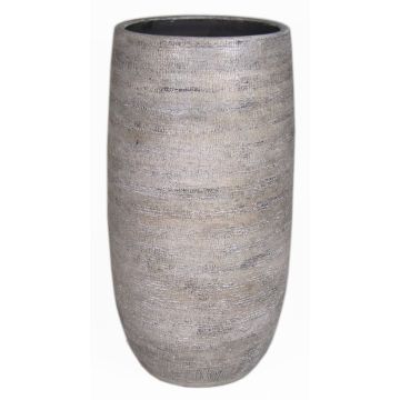 Keramikvase AGAPE mit Maserung, weiß-braun, 50cm, Ø24,5cm Keramikvase AGAPE mit Maserung, weiß-braun, 50cm, Ø24,5cm