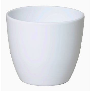Pflanztopf TEHERAN BASAR, Keramik, weiß, 12cm, Ø13,5cm