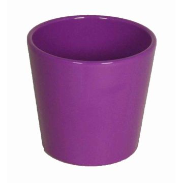 Orchideentopf BANEH, Keramik, violett, 12,5cm, Ø13,5cm